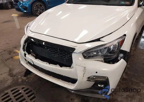 2020 Infiniti Q50 Red Sport 400 Awd из США, поврежденный, VIN JN1FV7AR9LM660314